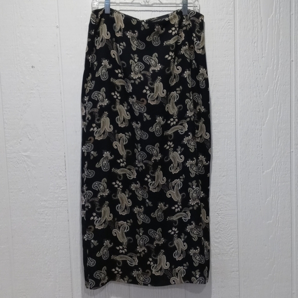 Geoffrey Breene Paisley skirt size 14 - Picture 1 of 9